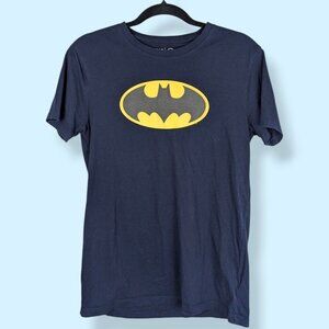 (2/$20) Blue Batman Logo Tee